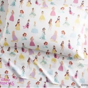 Pottery Barn Kids Disney Princess Twin Sheet Set NWT